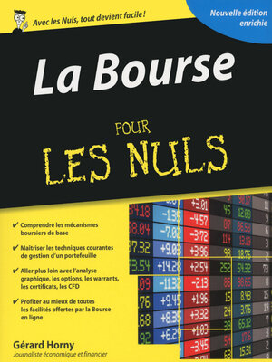 cover image of La Bourse pour les Nuls 3e édition